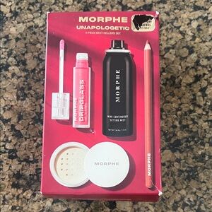 Morphe Unapologetic 4-Piece Makeup Set in Pink & Black